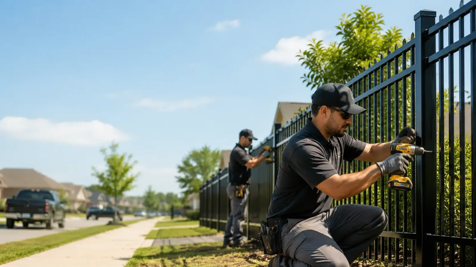 Metal Fence Installation in Jeffersonville, IN